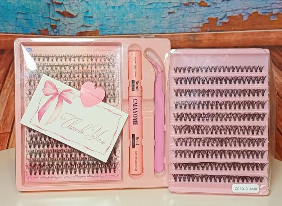 Вії для самостійного  нарощування. пучкові вії.Ресницы