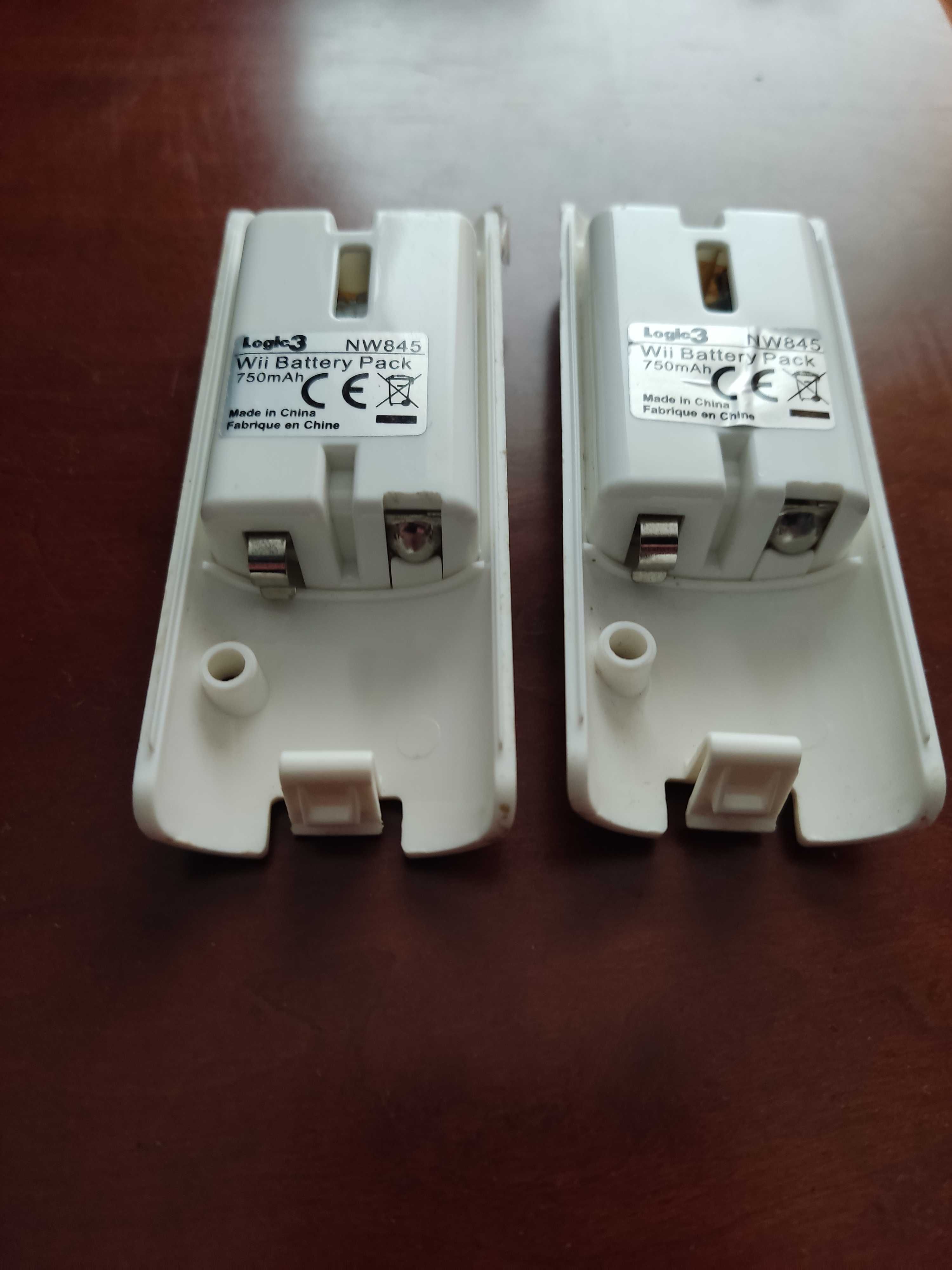 Baterias recarregáveis Logic 3 para comando Wii sem carregador