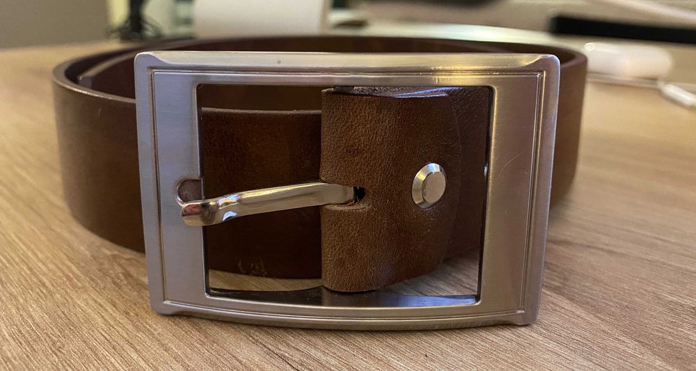 Brązowy skórzany pasek Albatross