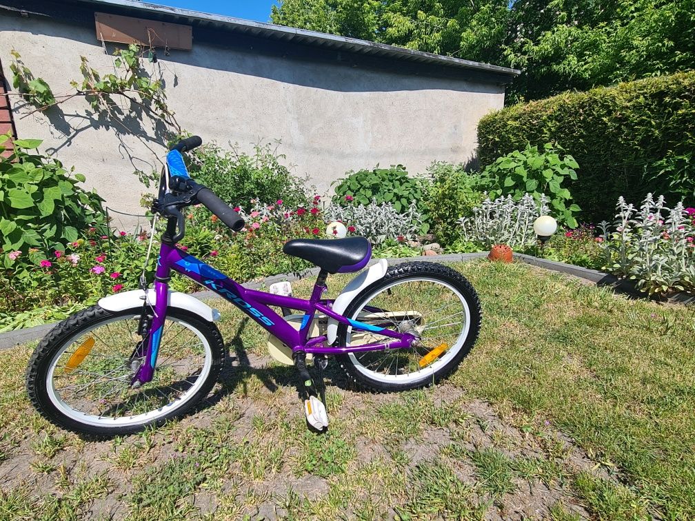 Rower dziecięcy Kross Mini 5.0 fioletowy.