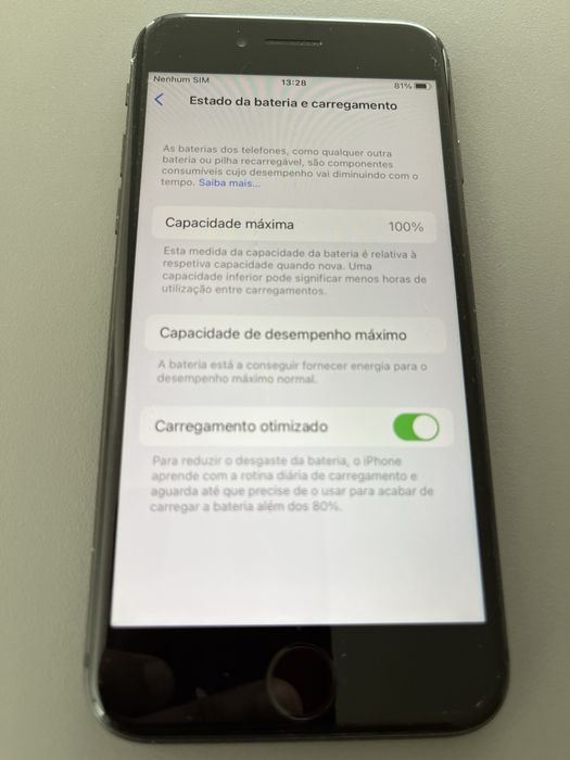Iphone 8 256GB desbloqueado - bateria nova a 100%