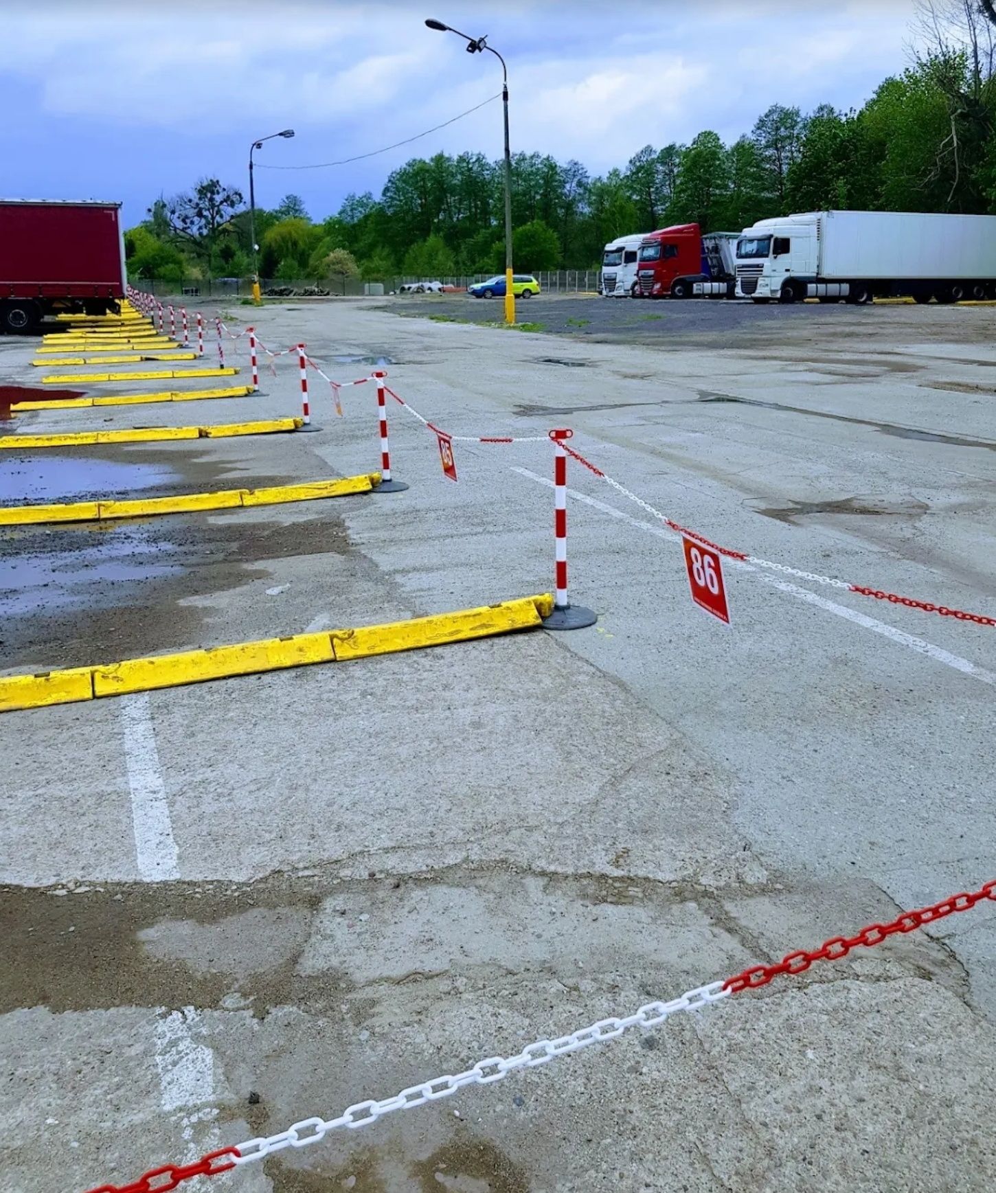 Tir Parking Szczecin-ochrona fiz, monitoring, oświetlenie, sanitariaty