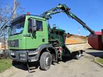 USŁUGI TRANSPORTOWE: przewóz, wywóz, wywrotka 8 ton, HDS 5,5