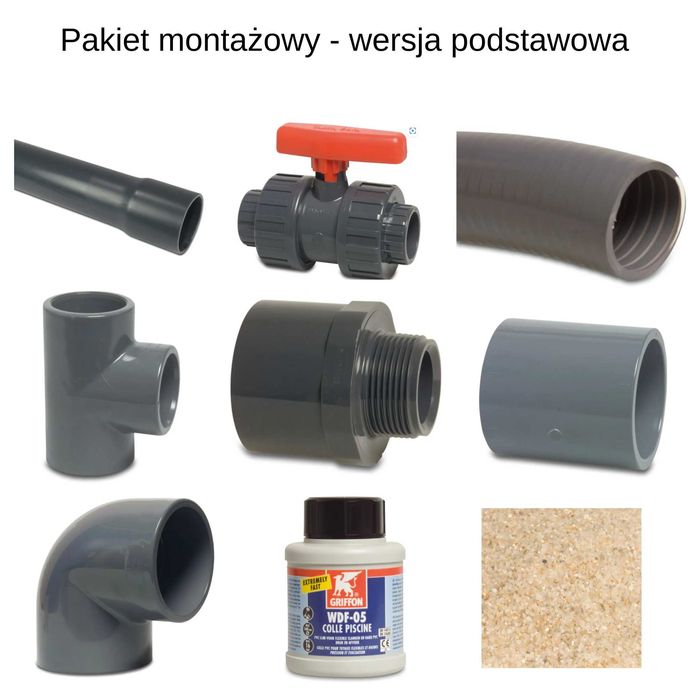 Basen ogrodowy wkopywany Costa Blanca 740x310x155 PRODUCENT! RATY!!!