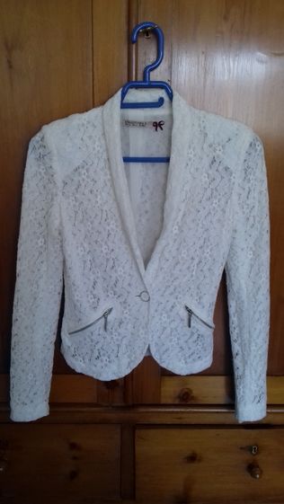 Blazer Stradivarius branco - S