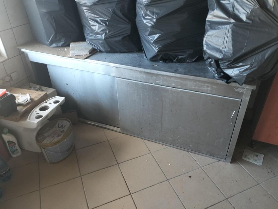 Stół metalowy (używany do kebaba)