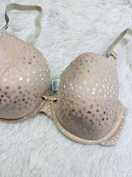 Biustonosz usztywniany 75E beżowy Debenhams