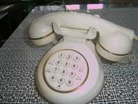 aparat telefoniczny Cyfral retro ecru Prl lata 90te