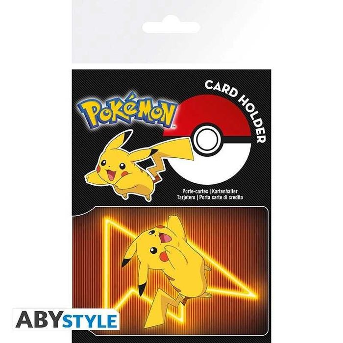 Etui Na Karty POKEMON Card Holder Neon PIKACHU Gadżet Nowe Poznań