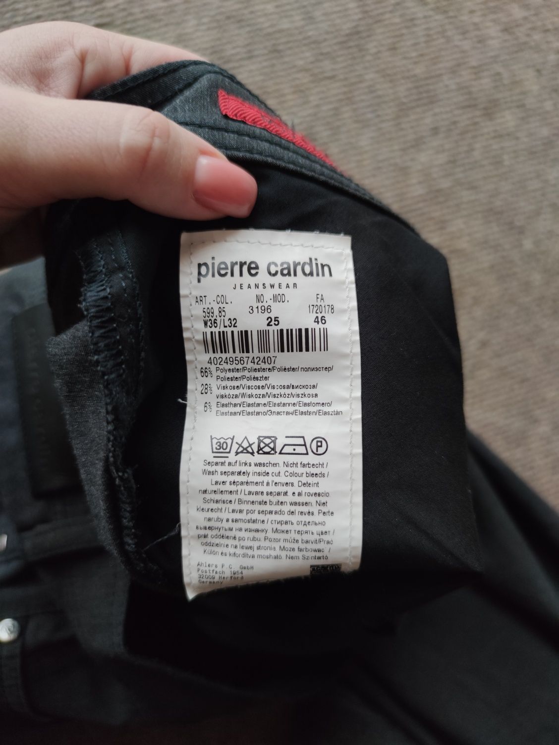 JAK NOWE! Eleganckie spodnie męskie Pierre Cardin