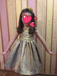 Платье принцессы на 3-5лет