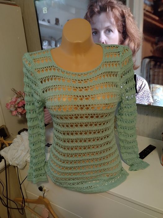 Sweter ażurowy NOWY