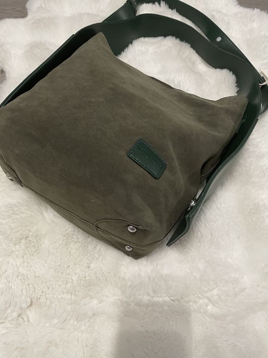 замшева сумка тоут