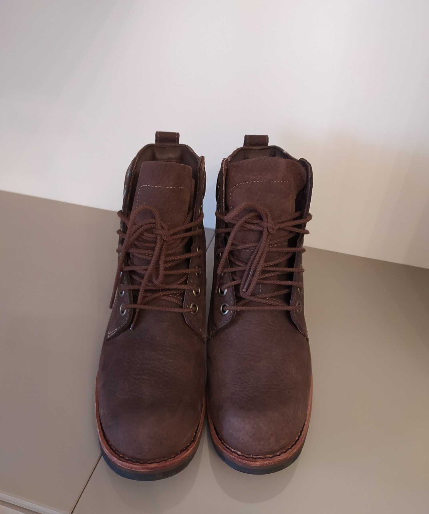 Шкіряні черевики Timberland waterproof розмір 39,5