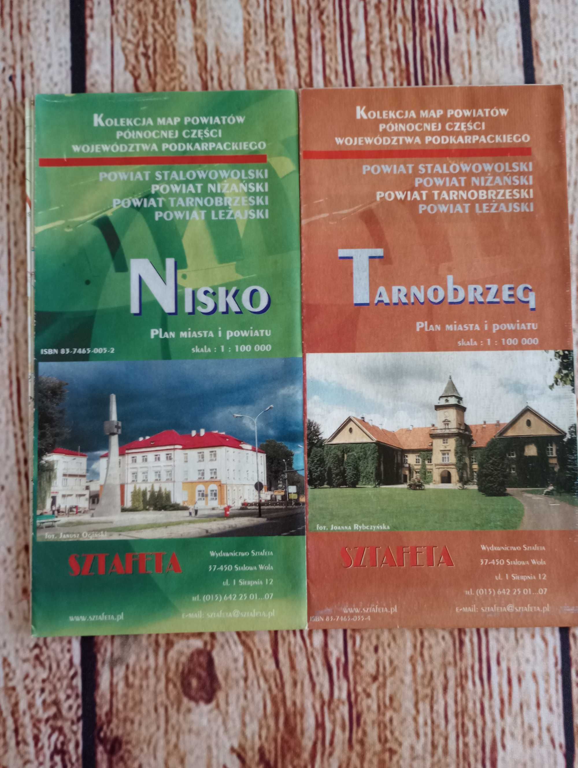 Nisko i Tarnobrzeg - Mapy