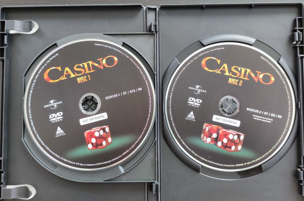 Kasyno Casino 2DVD NOWE edycja specjalna.