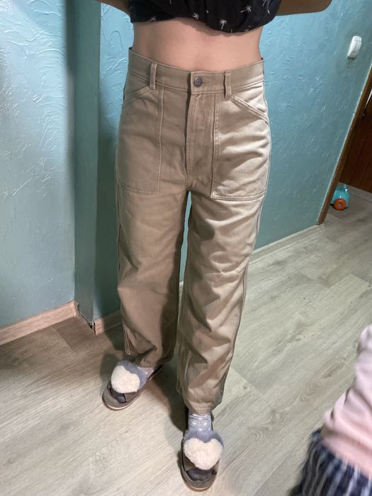 Джинси кюлоти беж