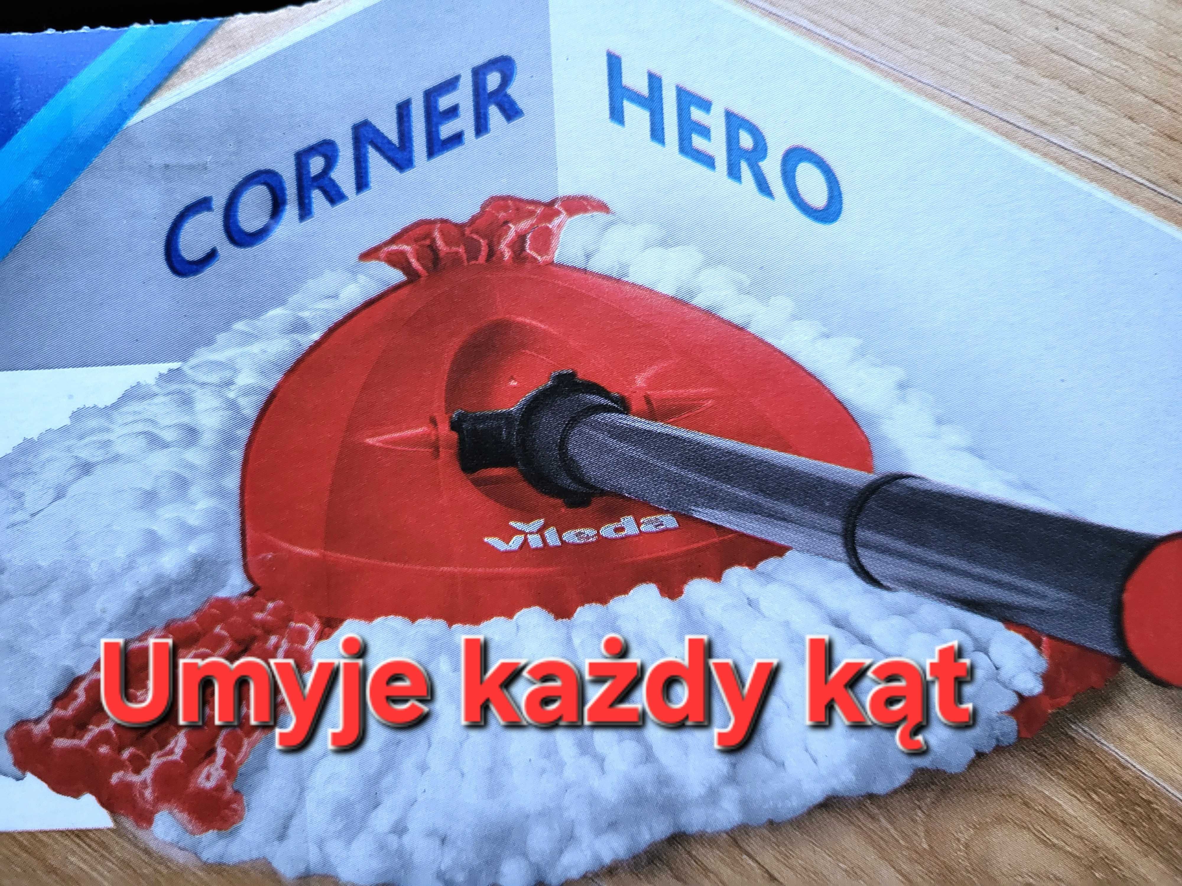 Vileda mop obrotowy + płyn do mycia podłóg Ajax / Nowy