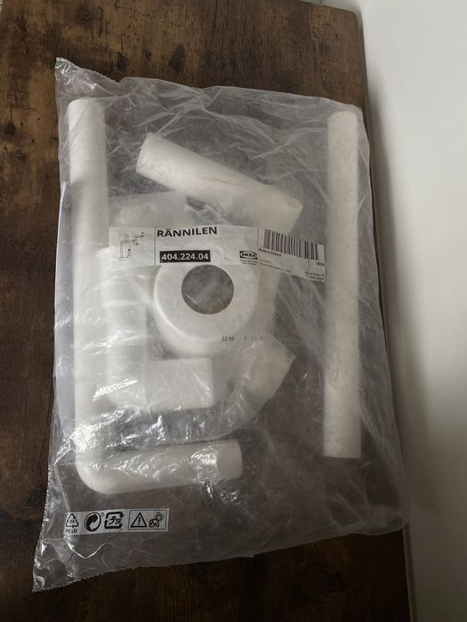 Syfon regulowany jednokomorowy Ikea Rannilen