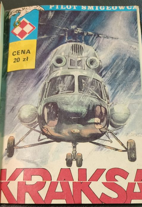 Pilot Śmigłowca  7 zeszytów oprawionych introligatorsko