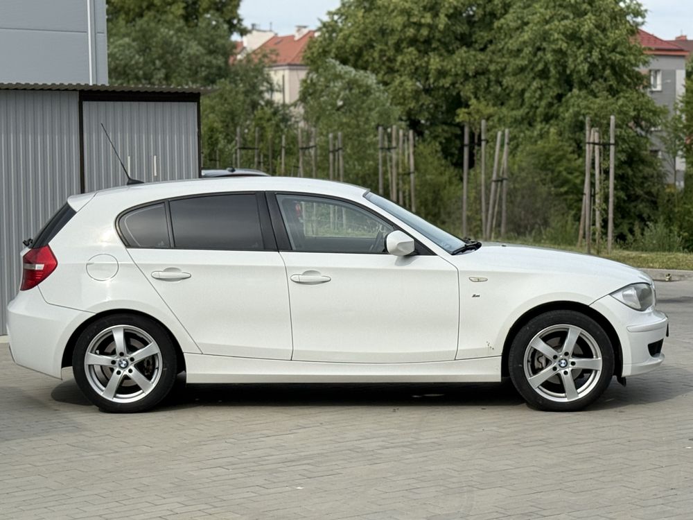 BMW 118D e87 biala Mpakiet Brązowa skóra 2010r polift