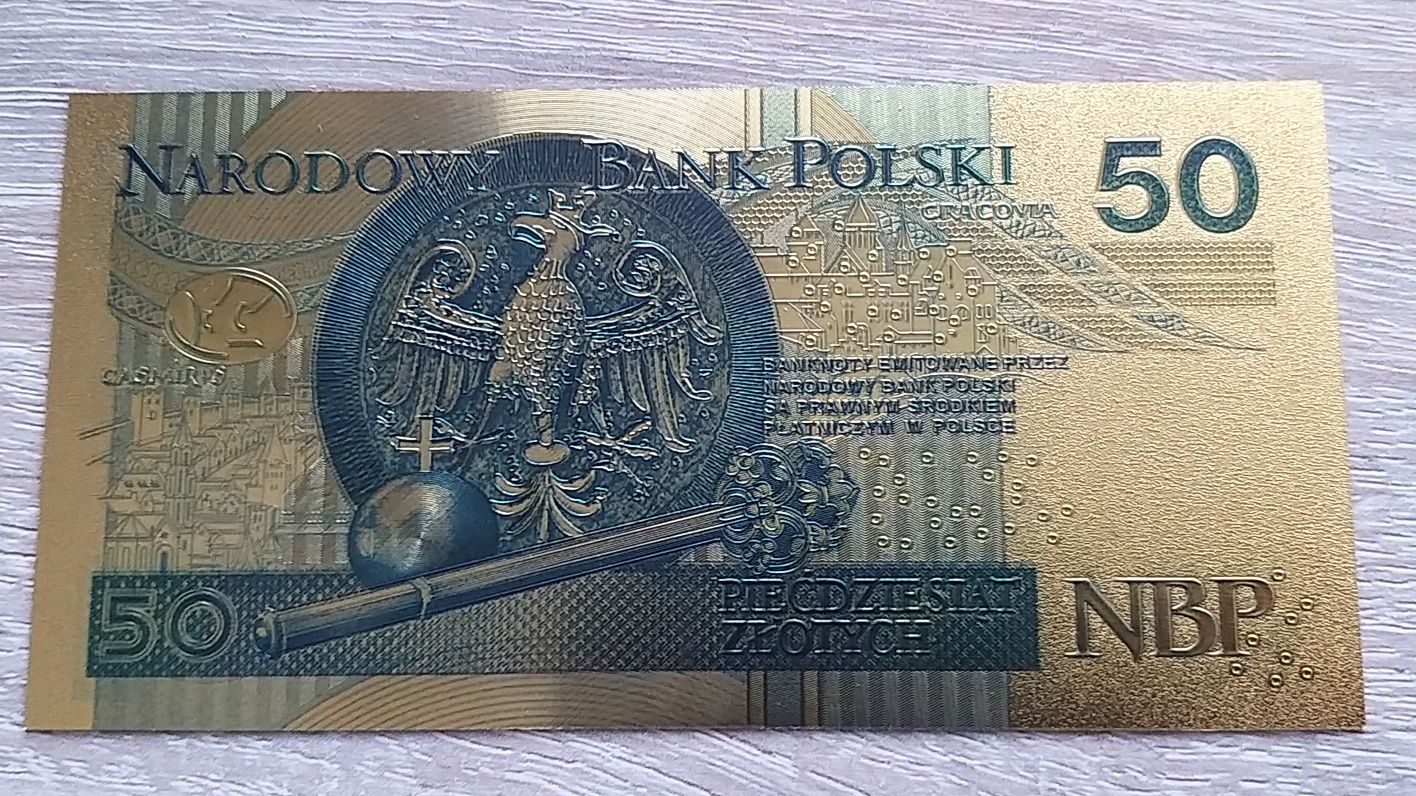 Banknot kolekcjonerski Kazimierz Wielki Złoty