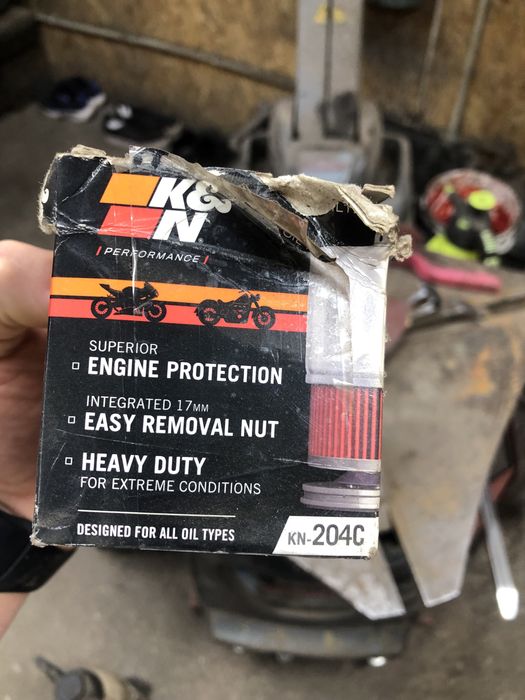 Свічки для мотоцикла, масляний фільтр