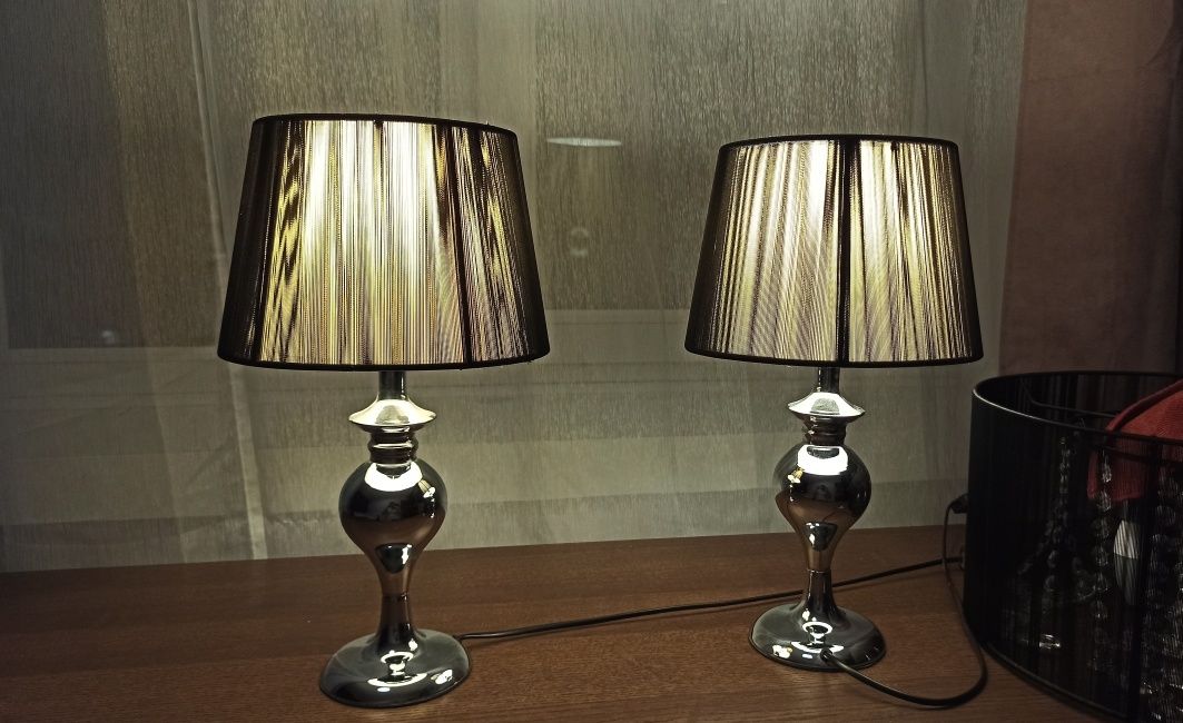 Zestaw lampki nocne i lampa żyrandol