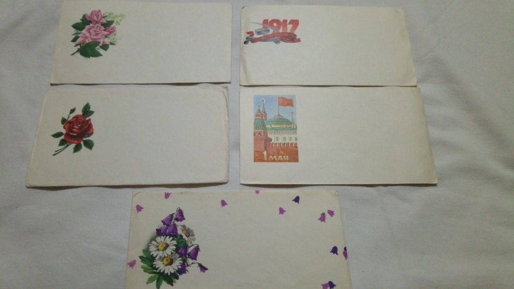 почтовые конверты СССР