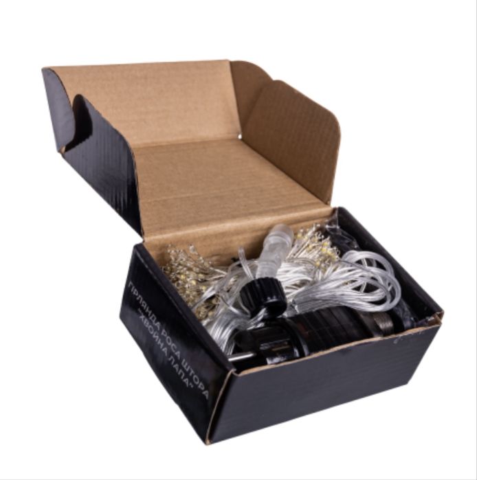 Новинка! Гірлянда штора мішура/ хвойна лапа 3*2, 3*3