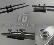 Dostawki do stołu, prowadnice, przedłużka stołu 60 cm.