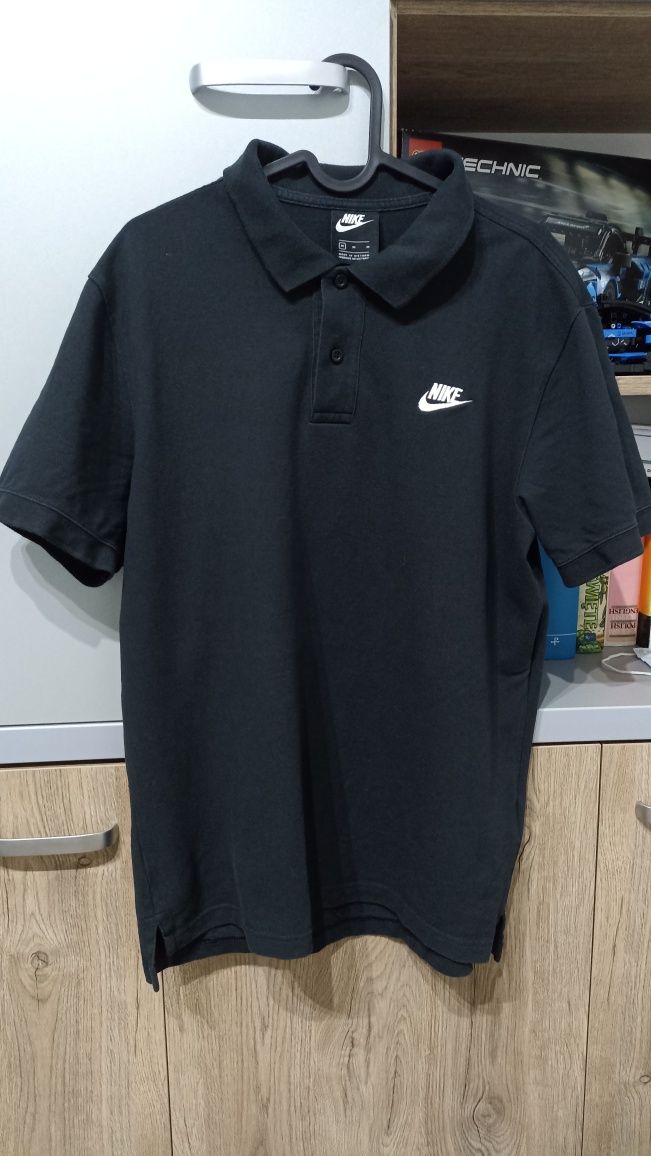 Koszulka męska Polo czarna Nike