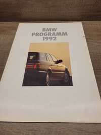 Prospekt BMW Program 1992 E30 E36 E34 M5 E32 E31 K1