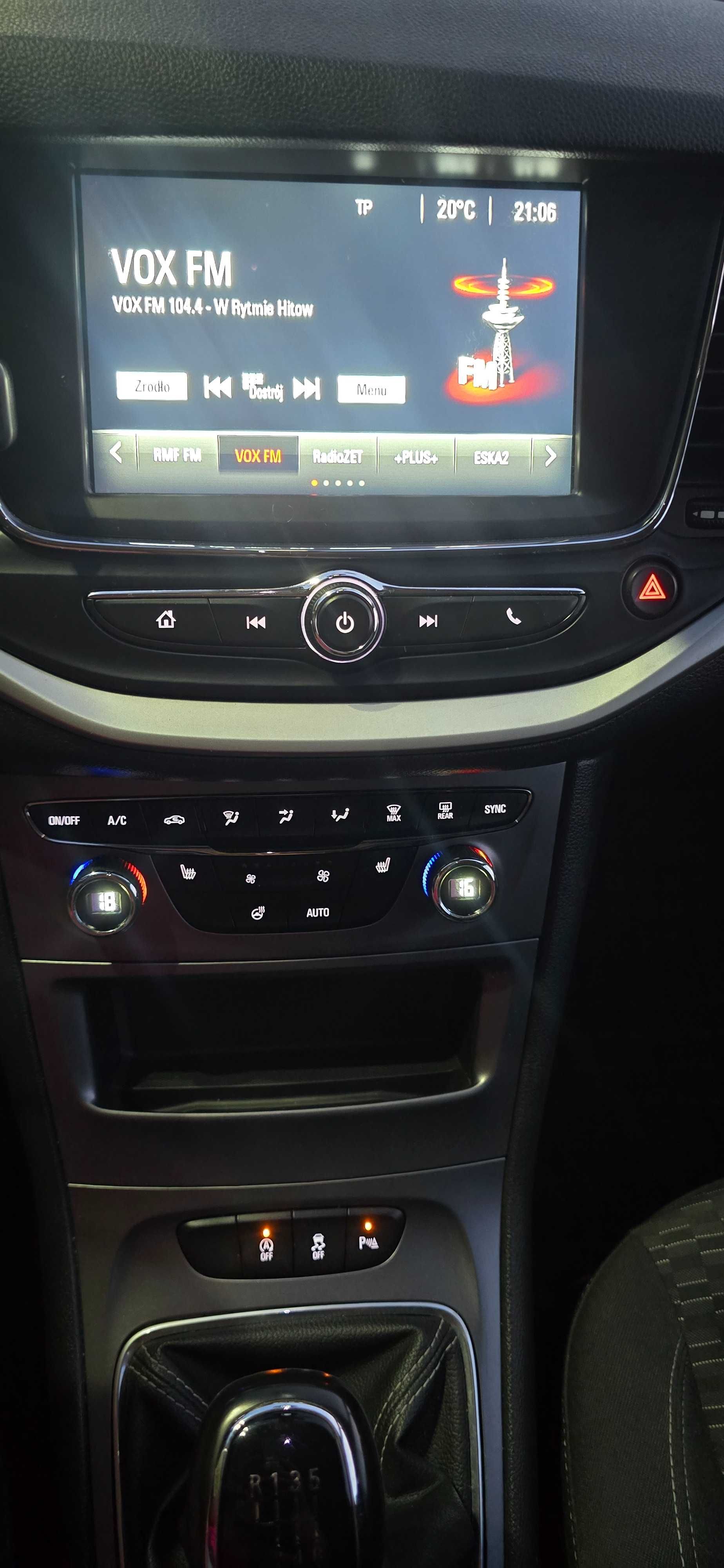 Opel Astra 2019r- 1.4 Turbo benzyna