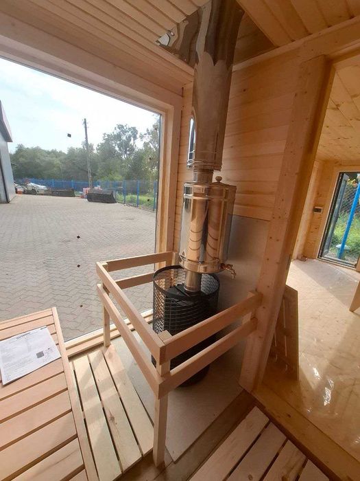 Sauna NOWOCZESNA MODERNO 6 metry Spa Ogrodowe Ocieplana