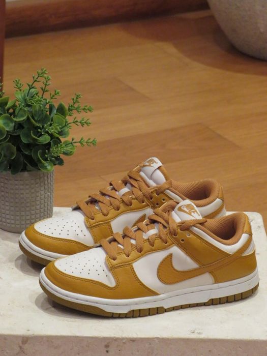 Nike Dunk Low Mostarda | Tamanho 36.5 | Estado como Novo | Solas Impec