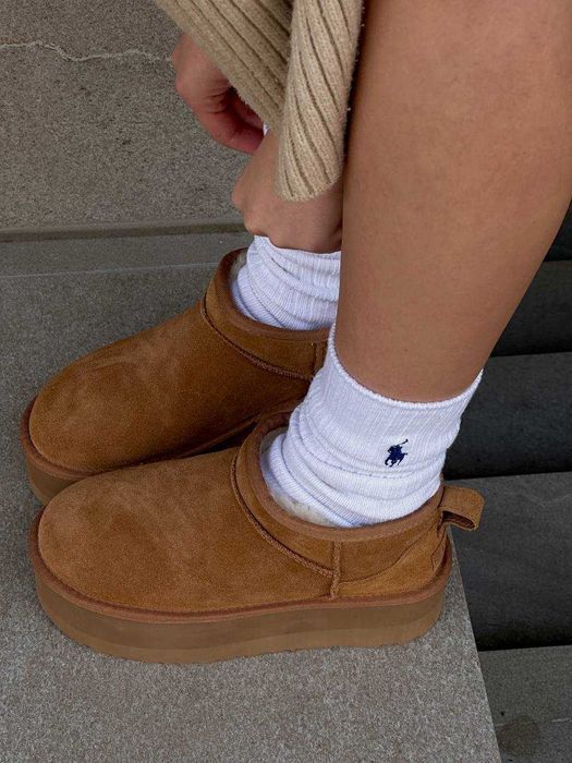 Угги/Угг/Уггі/Уги/Угі/UGG Australia Ultra Mini Platform Chestnut