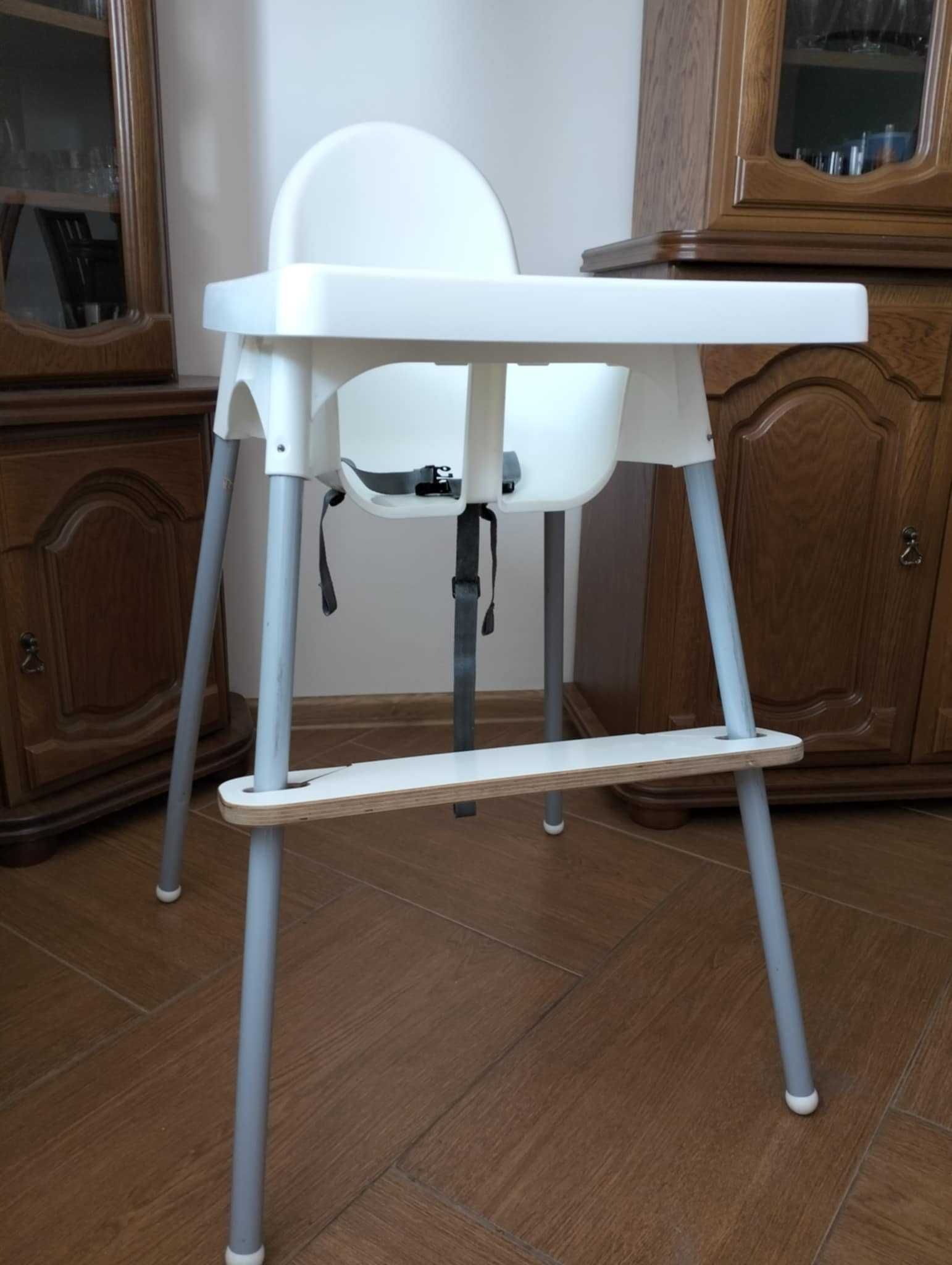 Krzesełko do karmienia z podnóżkiem IKEA