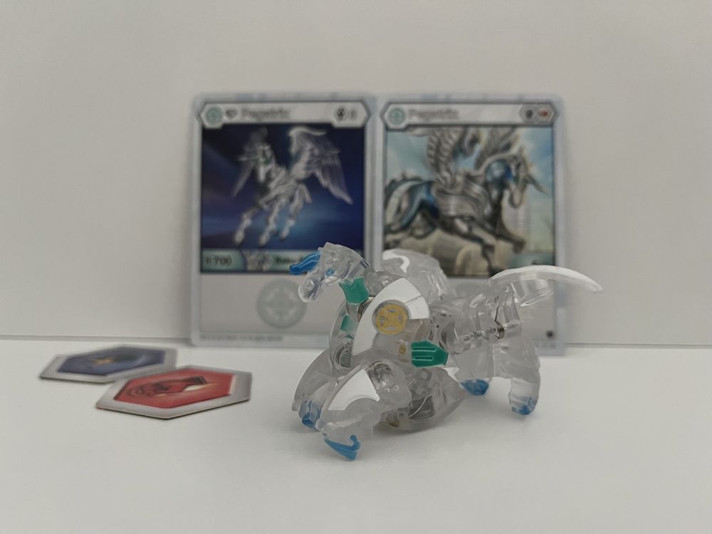 Bakugan Armored Alliance Diamond Haos Pegatrix figurka kula