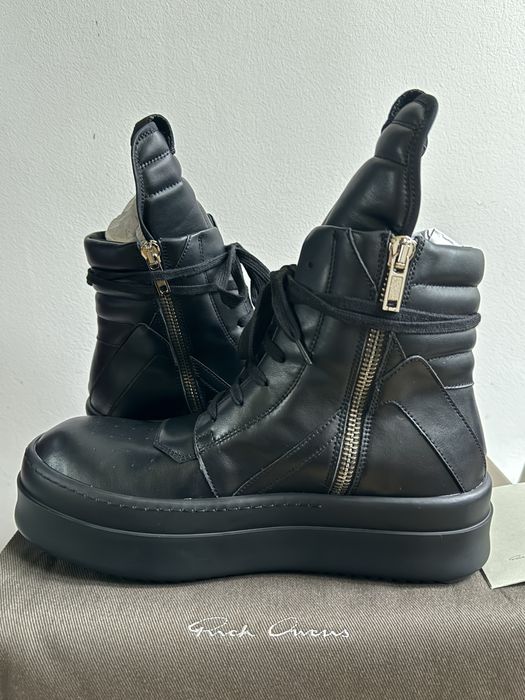Rick Owens Double Bumper Geobasket in Black