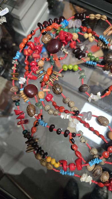 Naszyjnik vintage etno kolorowy duży boho