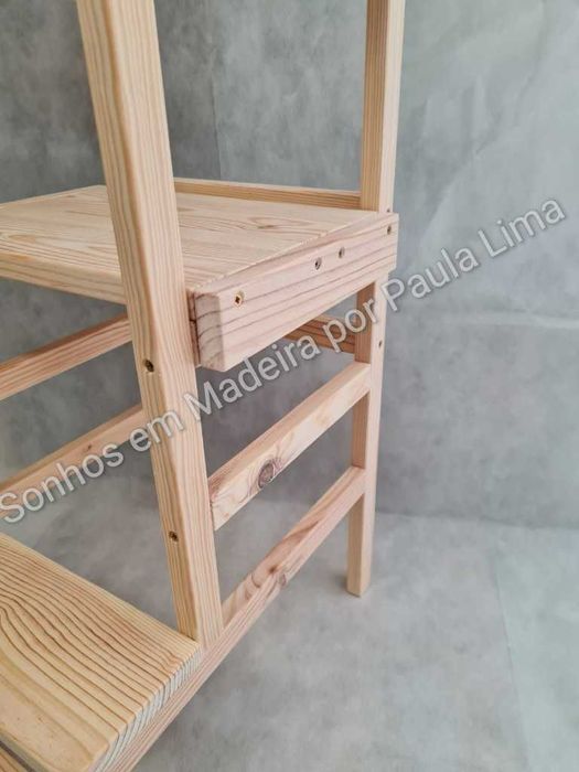 Torre de aprendizagem Nova com 3 alturas ajustáveis