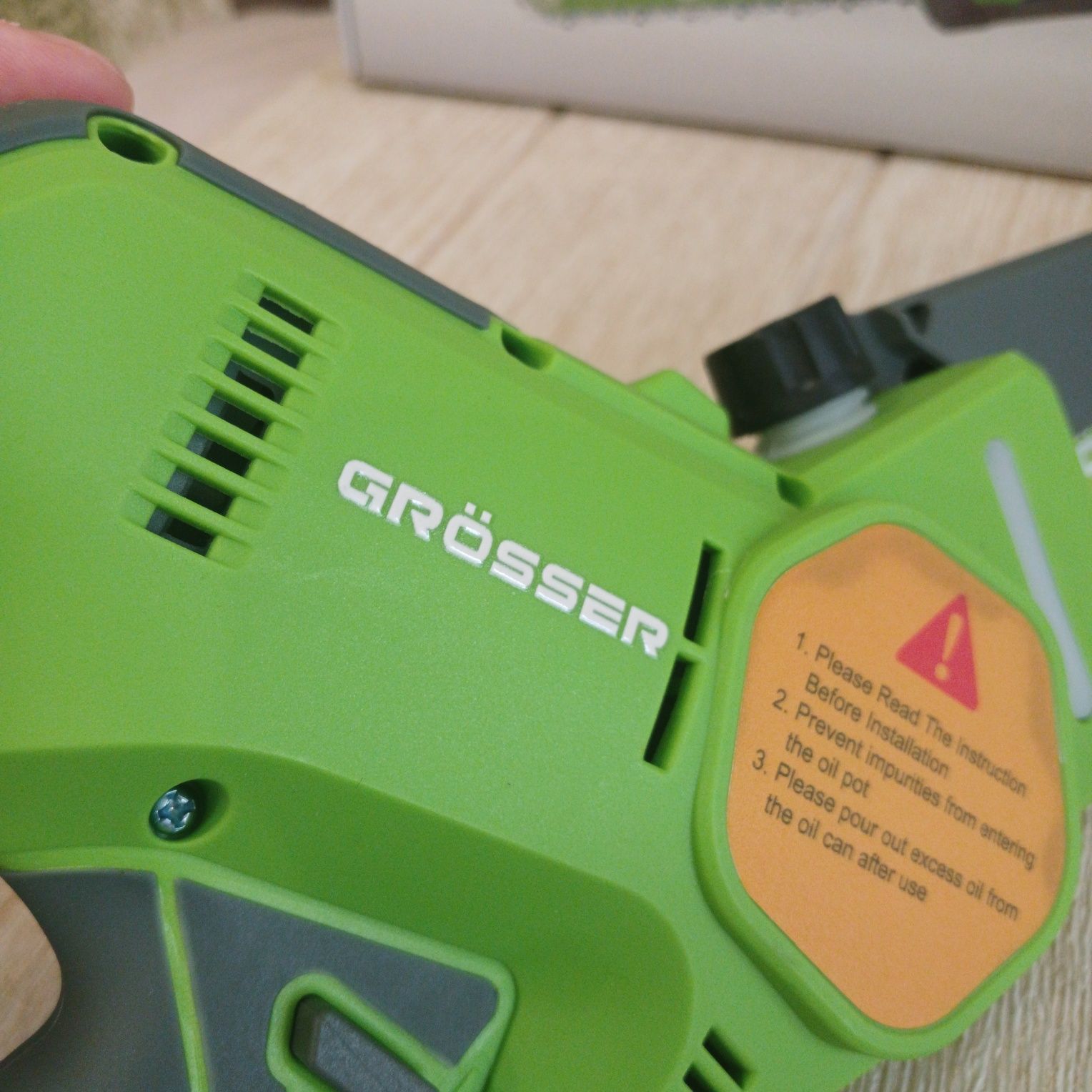 Акумуляторна ланцюгова пила grosser gcs820