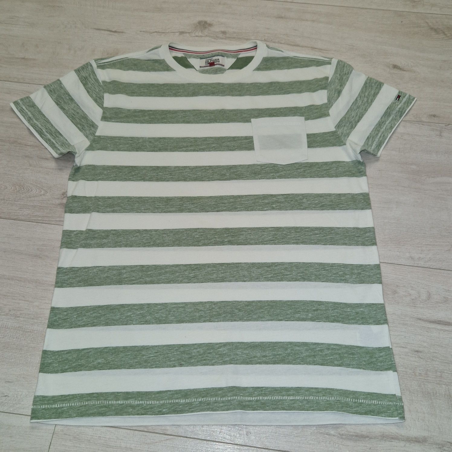 Tommy Hilfiger oryginalna koszulka t-shirt w paski S