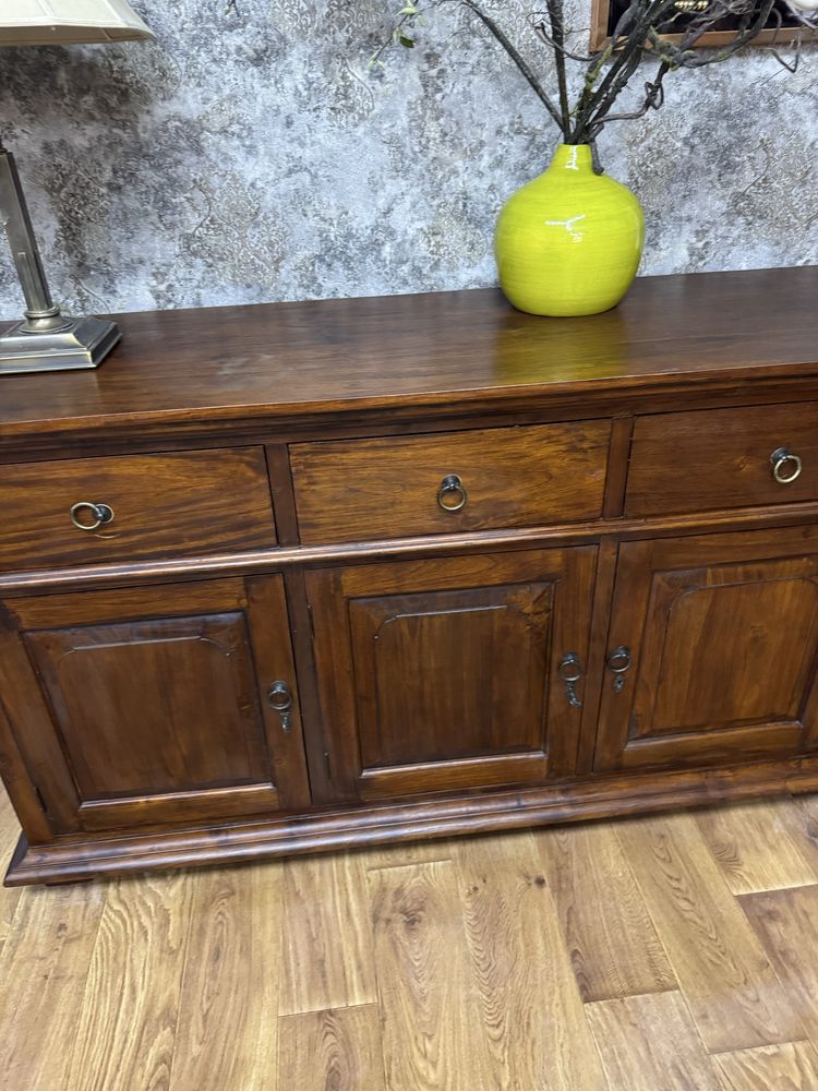 Komoda z drewna, kolonialna, vintage, rustykalna, lite drewno