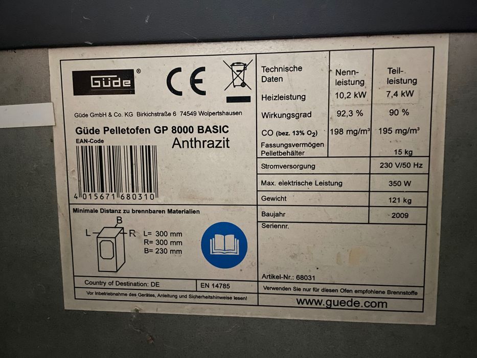 пелетний камін, котел на пелетах 10кВт