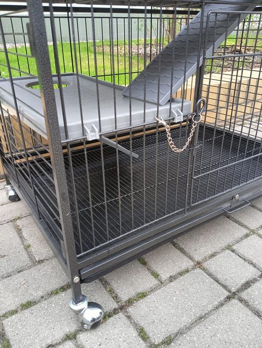 Klatka z wyposażeniem dla szczurów