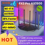 Новый Wi Fi 6 Гигабитный 5 ГГц Роутер Tenda RX2Pro AX1500