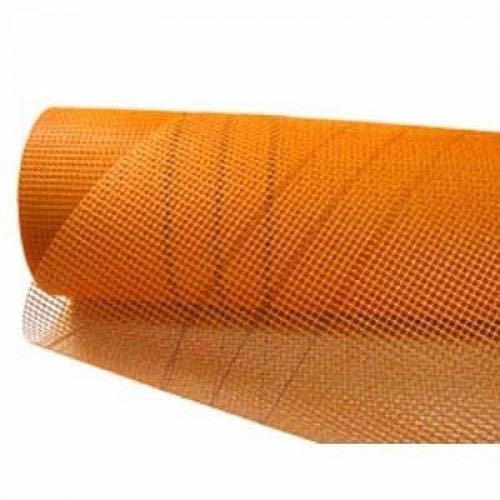 Штукатурна сітка 160 г/м2 WORKS PRO ПОМАРАНЧЕВА, 5x5мм, рулон 1м*50м