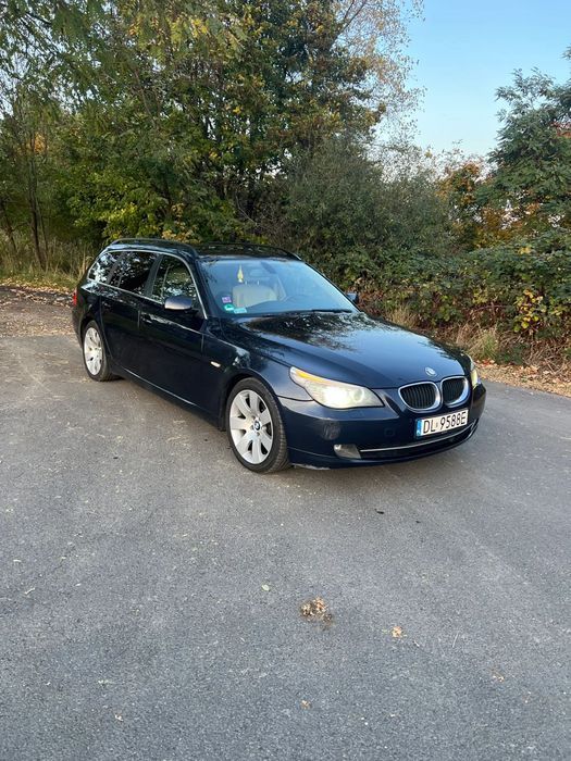 BMW Seria 5 BMW E61 520d M47 Jasne skóry Automat bez wkładu prywatnie